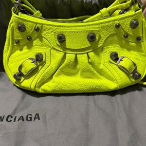Balenciaga Vibrant Yellow Shoulder Bag